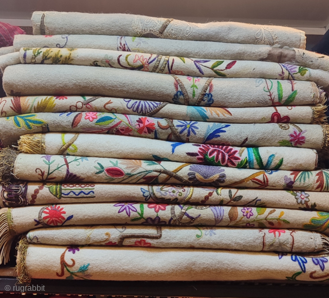 Ottoman praying mats. Total twelve pieces, more images will be loaded soon.
Sold as collection. Two of them are not in great condition.
Price for all is $2850 plus shipping. l have some ...