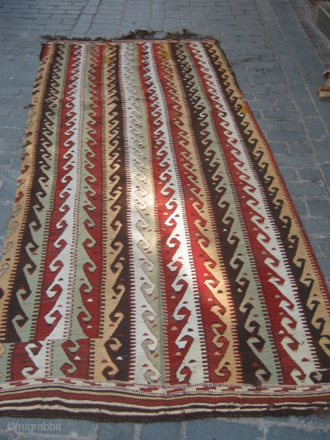 South-East Mut Kilim.Original condition.No repair.137x325cm                            