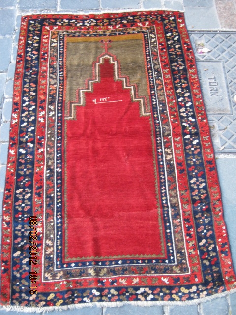 Central Anatolian Rug.Probably Niğde-Kutören village.165x101cm                            