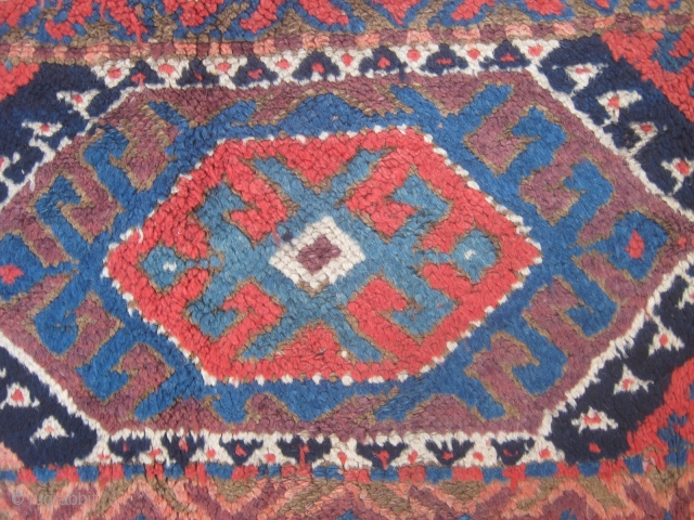 Kurdish rug fragment.                              