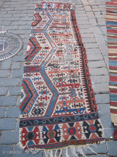 West Anatolian Aydınlı half kilim.                            