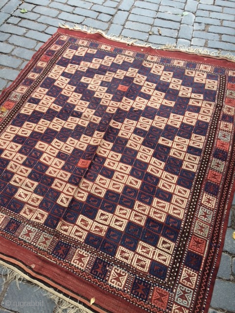 West Anatolian Bergama Kilim.                             