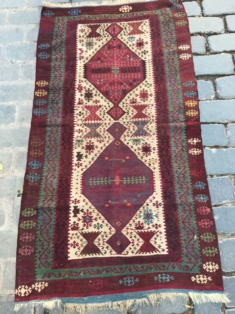 South-East Anatolian Reyhanlı kilim.86x160cm                             