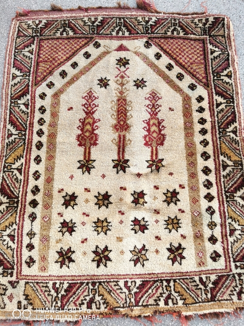 Antique Manastir Prayer Rug                             