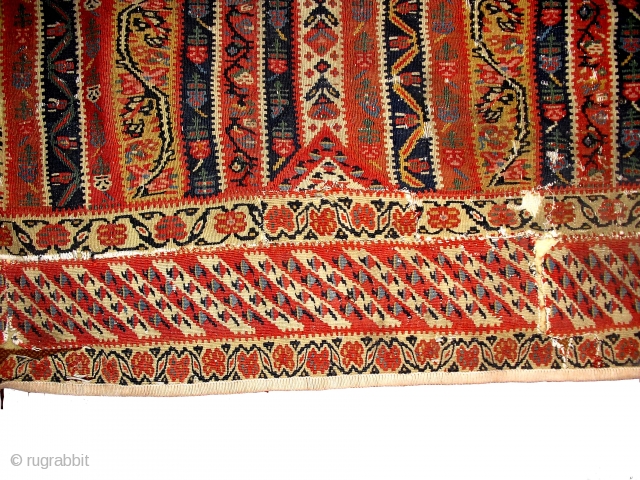 Sine kilim at çulu fragment Size: 180X117                          