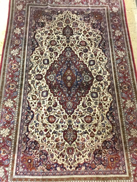 Silk kashan great condition                             