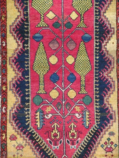 Nagel Auction September 7, 2010. Lot 224, Lurs Bakhtiari on wool foundation, West Persia, circa 1880. 311 cm x 94 cm. Full catalogue online now www.auction.de       