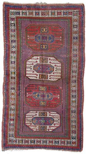 Nagel Auction September 7, 2010. Lot 110, Kazak Karachop, Caucasus circa 1880. 223 cm x 124 cm. Full catalogue online now www.auction.de           
