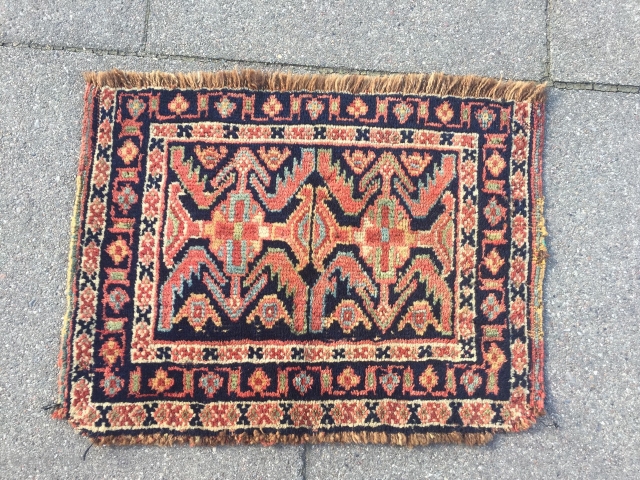 a lovely antique Kurdish bagface, 19th century, size: 55x40cm / 1'8''ft x 1'3''ft , very nice collector´s piece.               