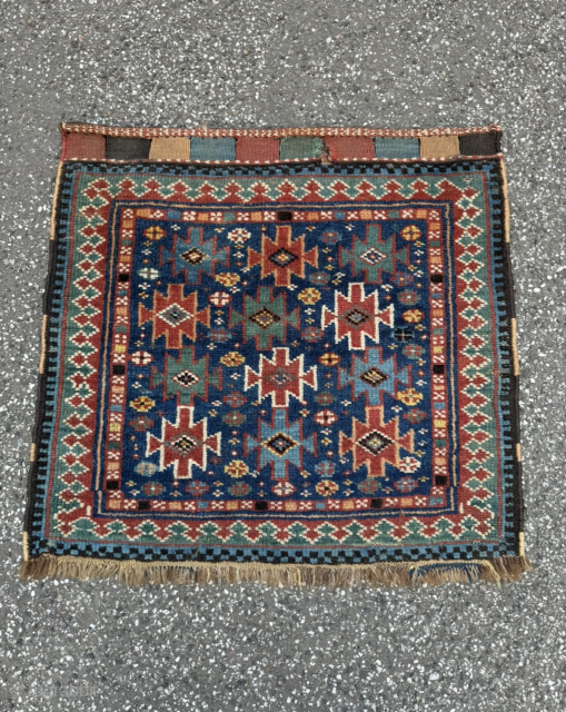 A very nice antique Shahsavan bagface, 19th century. Size: circa 60x55cm / 2ft by 1,8ft http://www.najib.de                 
