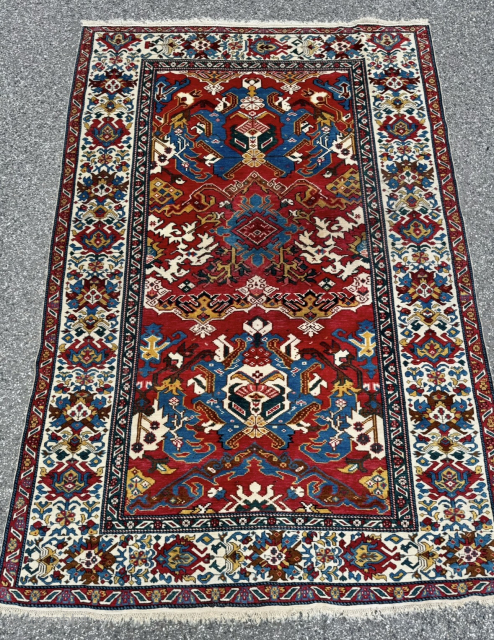 Beautiful antique Caucasian Shirvan rug, age: 19th century. Size: ca. 195x135cm / 6,4ft by 4,4ft http://www.najib.de                 