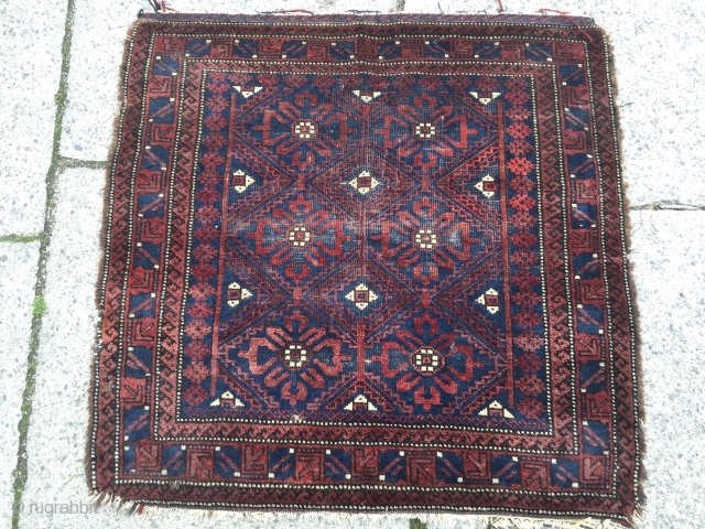 Antique Mina Khani Baluch bagface, very nice collector´s item. Size: 73x70cm / 2'4''ft x 2'3''ft www.najib.de                 