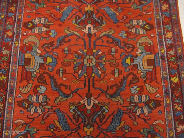 Antique Persian Lilian rug with beautiful drawing. Age: circa 1900. Size: ca 195x130cm / 6'4'' x 4'3''                