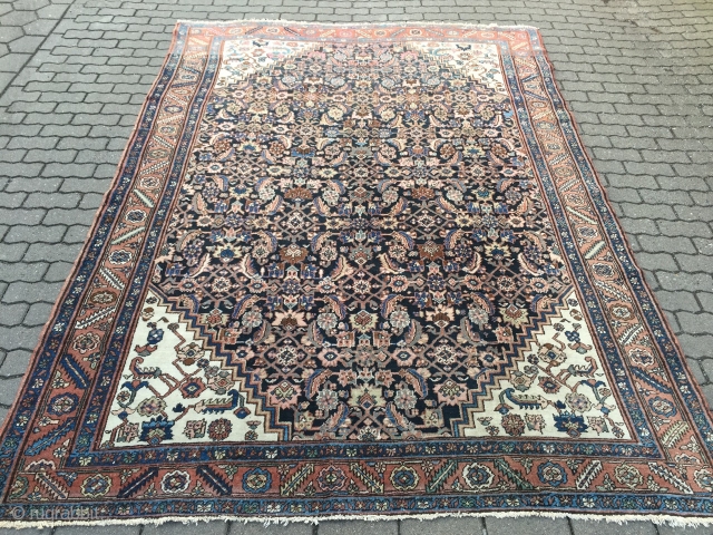Antique Persian Heriz / Bakhshaesh, good condition, size: ca. 305x215cm / 10ft x 7ft                   