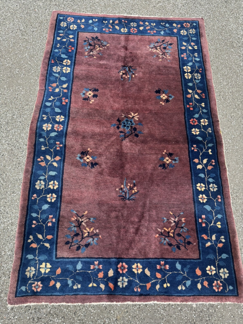 Antique Chinese Peking rug, size: circa 205x125cm / 6’7ft by 4’1ft http://www.najib.de                     