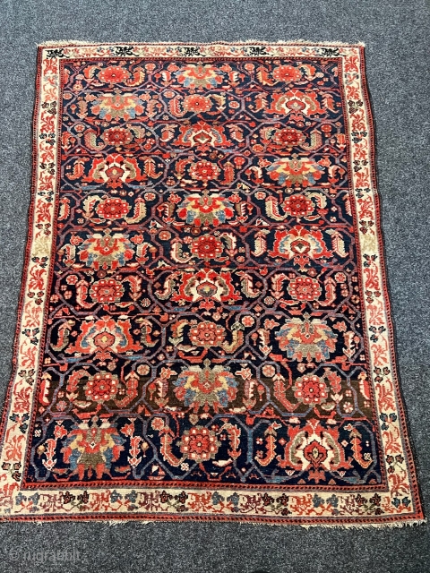 A fine antique Persian Mishan Malayer rug, size circa 140x100cm / 4‘6ft by 3‘3ft http://www.najib.de                  