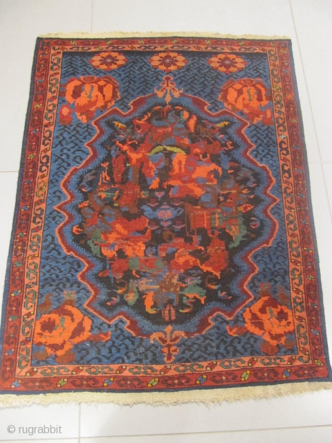 i) Kuba zeichour caucasian rug, 19th century, perfect condition
size: 130 X 100  /  4' X 3'               