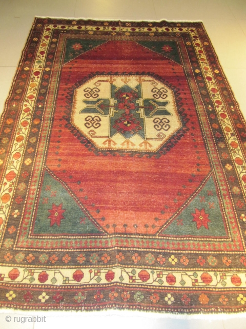 ref: S1735 /  KAZAK LORI PAMPAK CAUCASIAN ANTIQUE RUG  EARLY 20TH CENTURY, perfect condition
size: 2.60 X 1.65  /  8' X 5'        