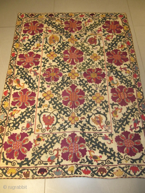 ref: S2105 /  Suzani Turkmen, 19th century, perfect condition
size: 160 x 120  /  5' X 3'              