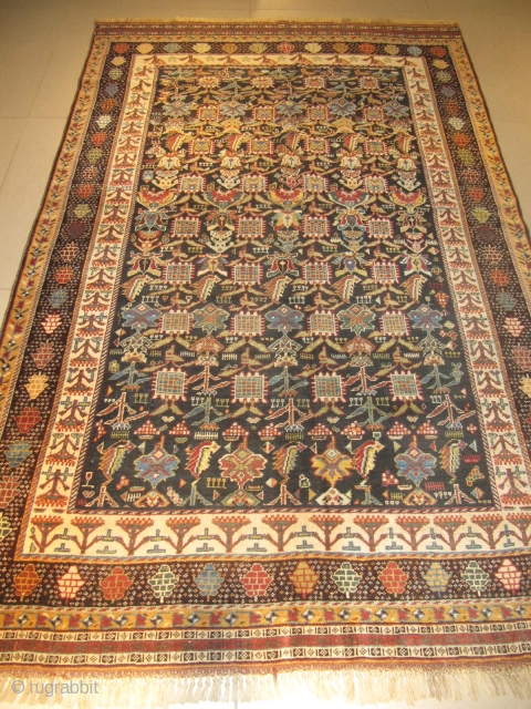 ref: S397 / Quashquai Persian antique rug, 19th century, perfect condition
size: 245 X 150  /  8' X 4'             