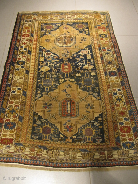 ref: S309 / Kuba Konagend Caucasian antique rug, 19th century, perfect condition
size: 180 X 120  /  5' X 3'            