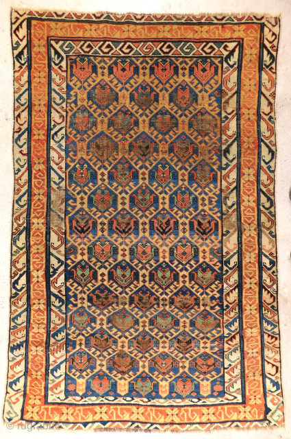 Rare antique Caucasian rug.