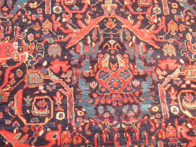 Persian Mustafi design Sarouk 9 x 12 Near perfect condition. Bendas Rugs St. Louis Missouri 314-862-4410                 