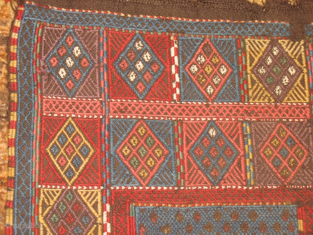 Anatolian, Turkish half panel flatweave. 19th cent. Beautiful  color
PRICE REDUCED!                      