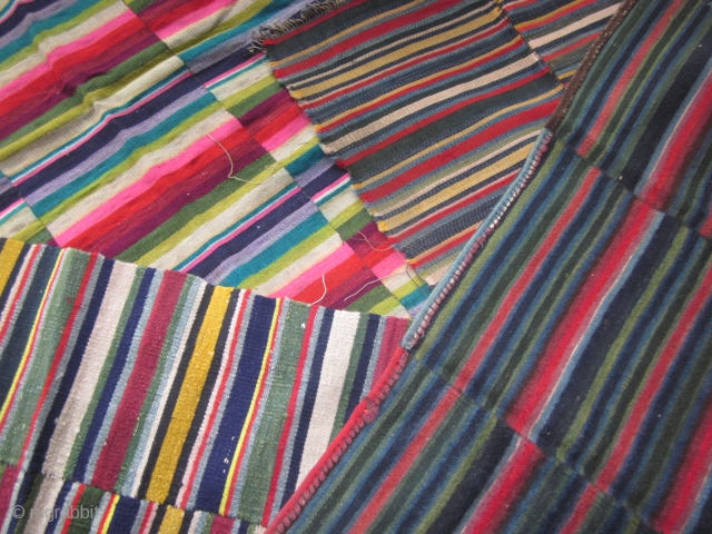 Tibetan: Collection of 12 Tibetan aprons (padang), 6 three paneled, 5 four paneled, and one, five paneled. $1,100,plus shipping              