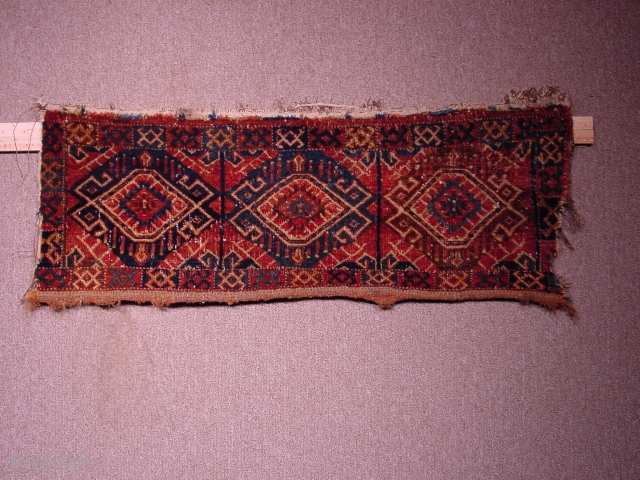 Small Beshir bag face, perhaps mid-19th.                           
