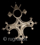 Bartchakea Tuareg Cross,  silver hand made amulet from Niger, region of Bartchakea. On the back side a sign represents artisan signature
Tuareg crosses are mostly worn by men and they are handed  ...