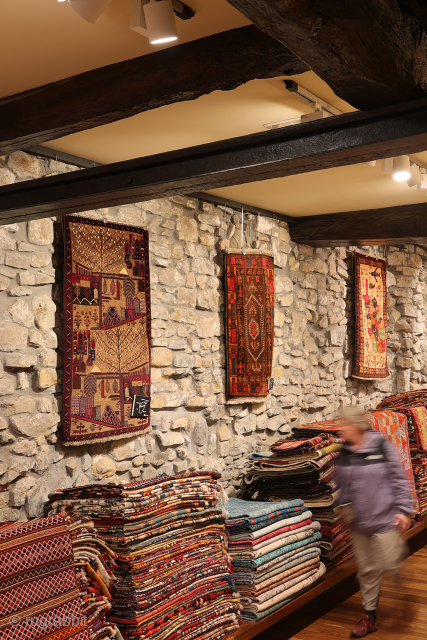 Afghan war rug exhibition "weaving bullets, dreaming peace". Until 23rd of November. If you can´t visit us in beautiful San Sebastián, Spain, you can always view the rugs in our website: https://www.nomada.biz/en/categoria-producto/war-rugs-en/