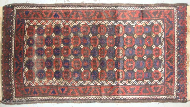 Beluch Rug very nice and soft wool circa (1910-20 ).                       