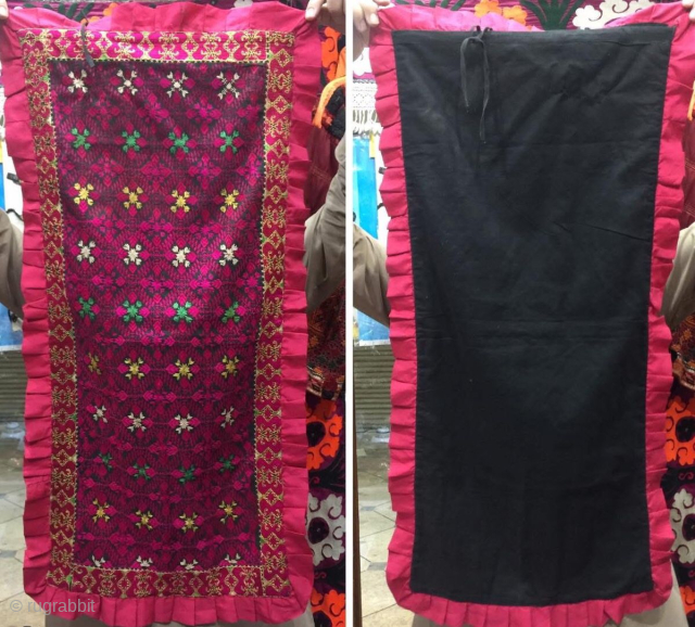 Swat valley silk thread hand embroidered pillow case. In excellent condition.
Email @ nooristanartgallery@yahoo.com                    