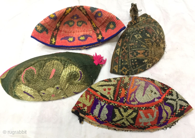 Beautiful rare old hats from Afghanistan.
Please email @ nooristanartgallery@yahoo.com                        