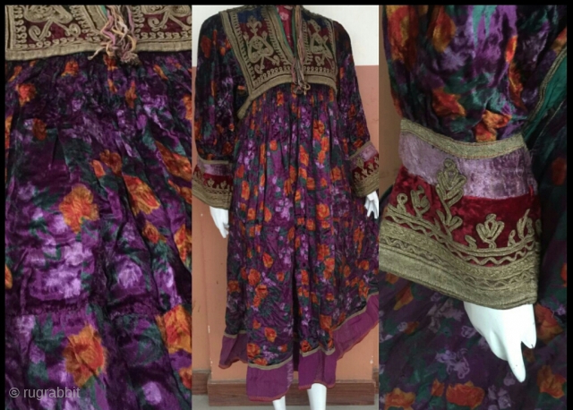 Tribal Pashtun paktia woman dress.beautifully hand crafted.
The work on the dress is called charma and it is very old and complete handmade.overall the dress is very unique one of its kind and  ...