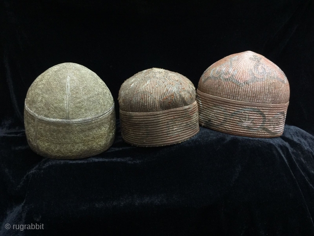 Tribal Pashtun antique handcrafted silver hats from Pakistan 
These silver hats are from Pashtun tribe leaders and was a symbol of leadership and great status.The Pashtun's wear the turbans and often wrapped  ...