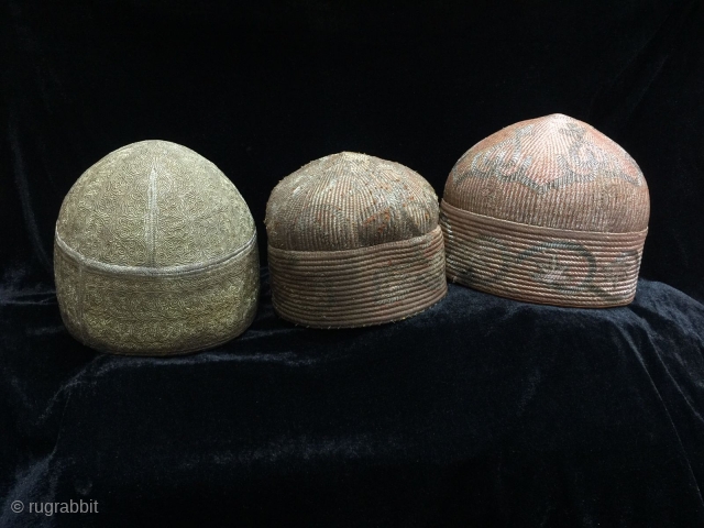 Tribal Pashtun antique handcrafted silver hats from Pakistan 
These silver hats are from Pashtun tribe leaders and was a symbol of leadership and great status.The Pashtun's wear the turbans and often wrapped  ...