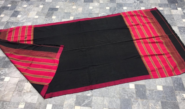 Tribal Swat valley Silk shawl , complete handcrafted
with silk threads.
Size 
92 × 46 inches                   