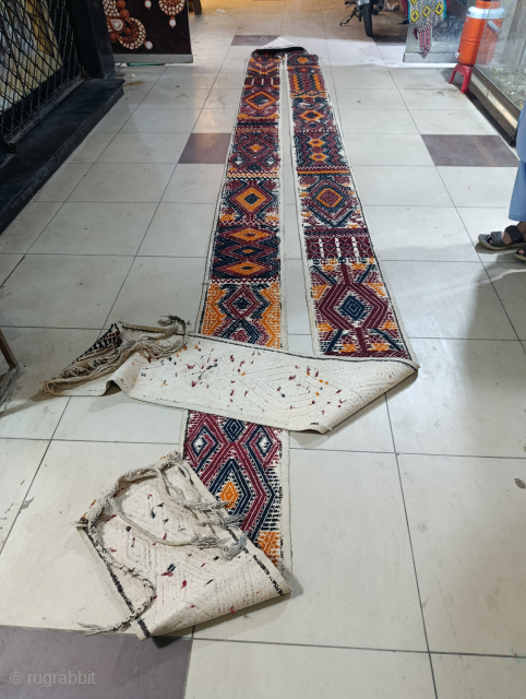 Tribal turkman large tent band , circa 19th century
Contact @ nooristanartgallery@yahoo.com