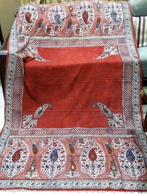 
Object d crafts
a beautiful Kalamkari in perfect condition 19th century. Size 94*55 inches                    