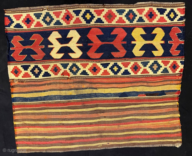 Antique mafrash kilim panel 102x 84 cm                          