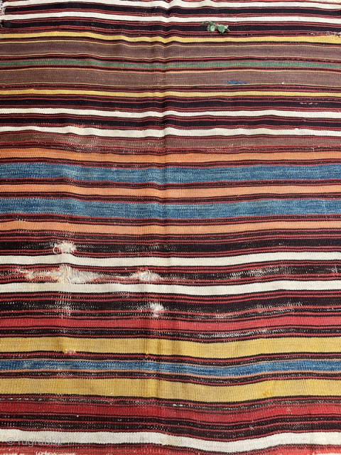 Early 18th century anatolian konya kilim fragment 160x140 cm                        