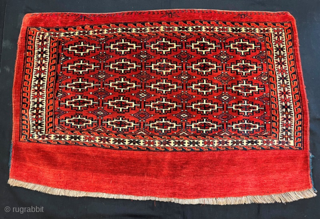 Antique yamut chuval in good condition 125x80 cm                         
