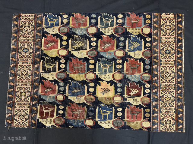 Early rug fragment 116x78 cm                            