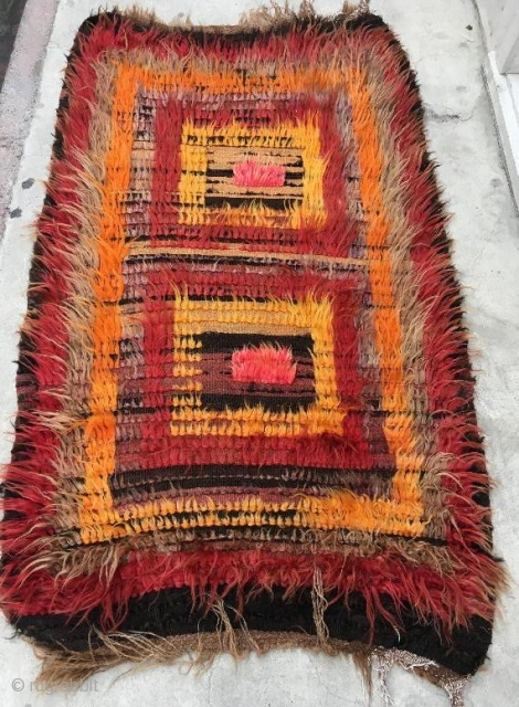 Antique anatolian kurdish tullu rug,197 x 115 cm 
pure wool natural dyes
www.eymen.com.tr                     