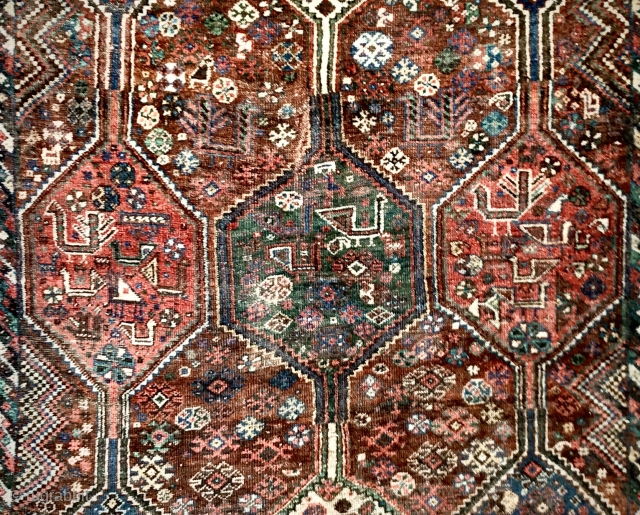 Persian Khamseh, 1920, 200x350 cm (6’7” x 11’6”).                         