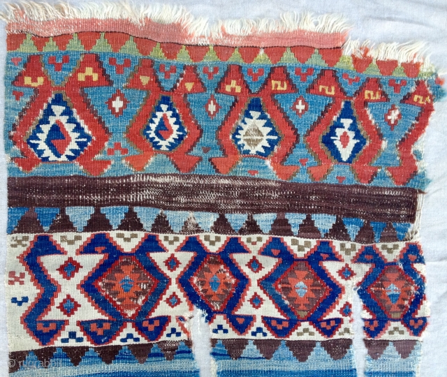 Anatolian kilim 72x246 mounted                             