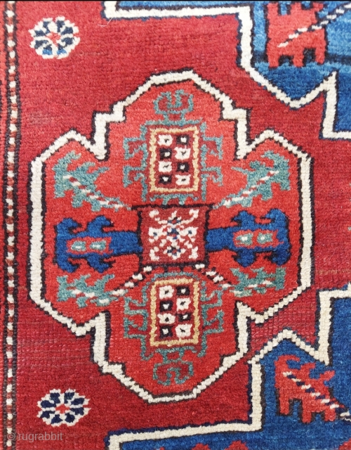 19th.Century Persian Kurdish Rug size: 112 x 210 cm                        