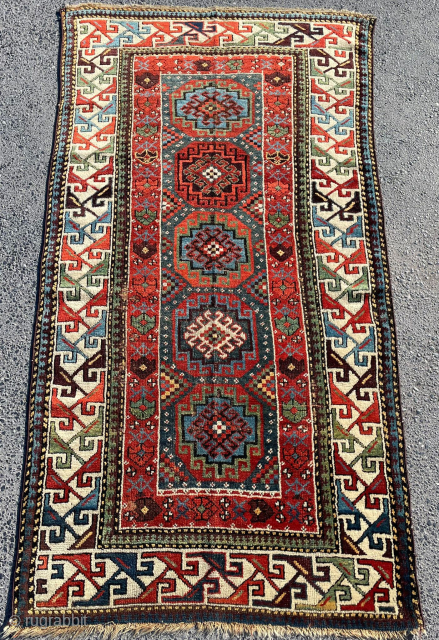 Late of the 19th century northwest rug, size 112x210 cm.
                       